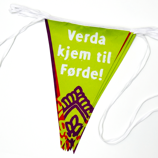 Vimpel-lenker Flaggrekker Girlander med trykk