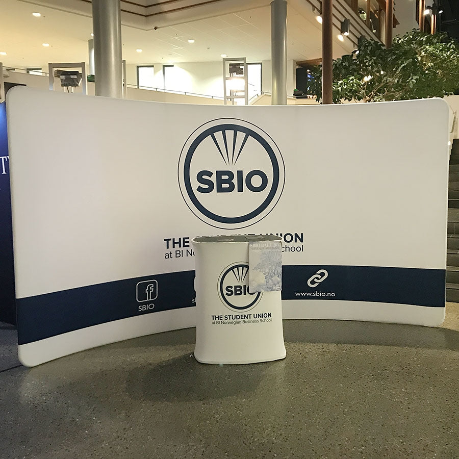 TekstilStand C-buet Tekstil Messevegg (flere størrelser)