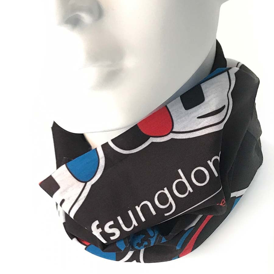 Multihals buff med fullfarge-trykk. Volumpriser fra 14,40 kr/stk