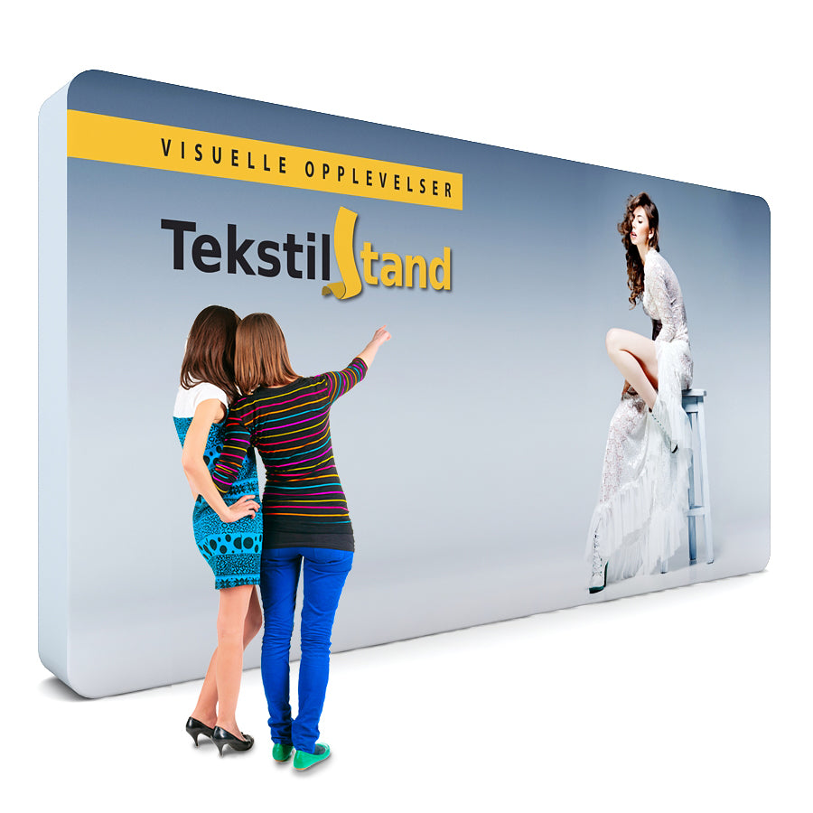 TekstilStand 3D messevegg