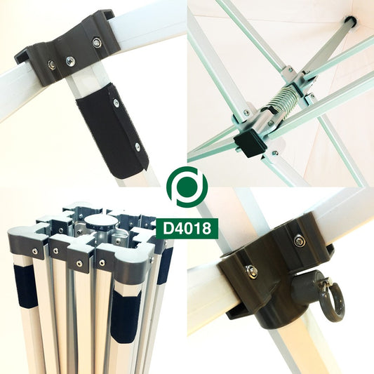 Helårstelt - Proff reklametelt 3x3m inkl. takduk