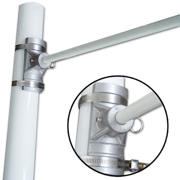 Bannerarm Dobbel for gatebanner / gateflagg stolpeflagg stolpebanner