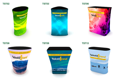 TekstilStand Salgsdisk T09 (avlang 80x50 cm)