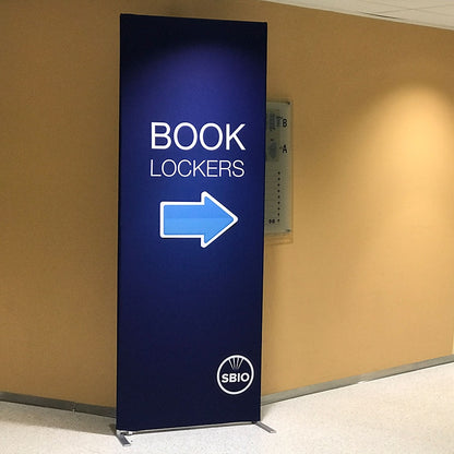 Rollup-erstatter Tekstil Dobbeltsidig; 61 / 85 / 122 cm