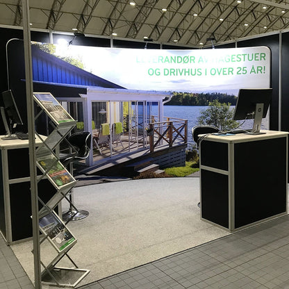 TekstilStand C-buet Tekstil Messevegg (flere størrelser)