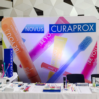 TekstilStand Messevegg Tekstil, Rett modell (flere størrelser)