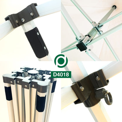 Helårstelt - Proff reklametelt 3x3m inkl. takduk