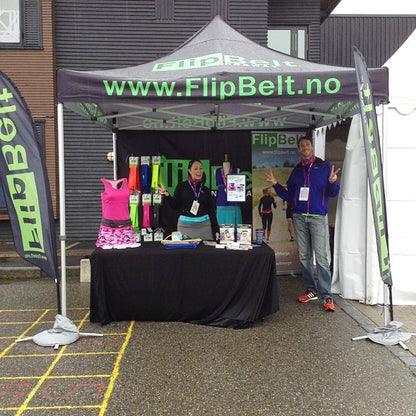 Teklametelt 3X3m Standard / økonomimodell Inkludert taktrykk