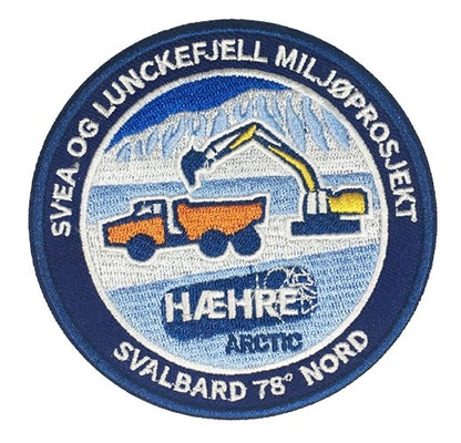 Brodert tøymerke, jakkemerke, supportermerke, logomerke